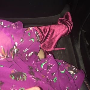 Guiseppe Zanotti Purple Knot High Heel Shoes sz8